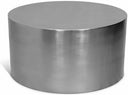 Cylinder Iron Coffee Table - Chrome