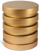 Levels Iron End / Side Table - Gold