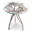 Round Glass Side Table Poseidon
