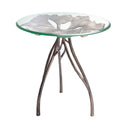 Round Glass Side Table Poseidon