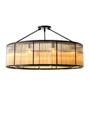 Glass Drum Ceiling Lamp Bernardi