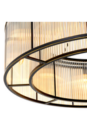 Glass Drum Ceiling Lamp Bernardi