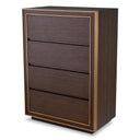Brown Oak Tall Dresser Camelot