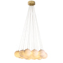 Clustered Alabaster Chandelier Sphinx