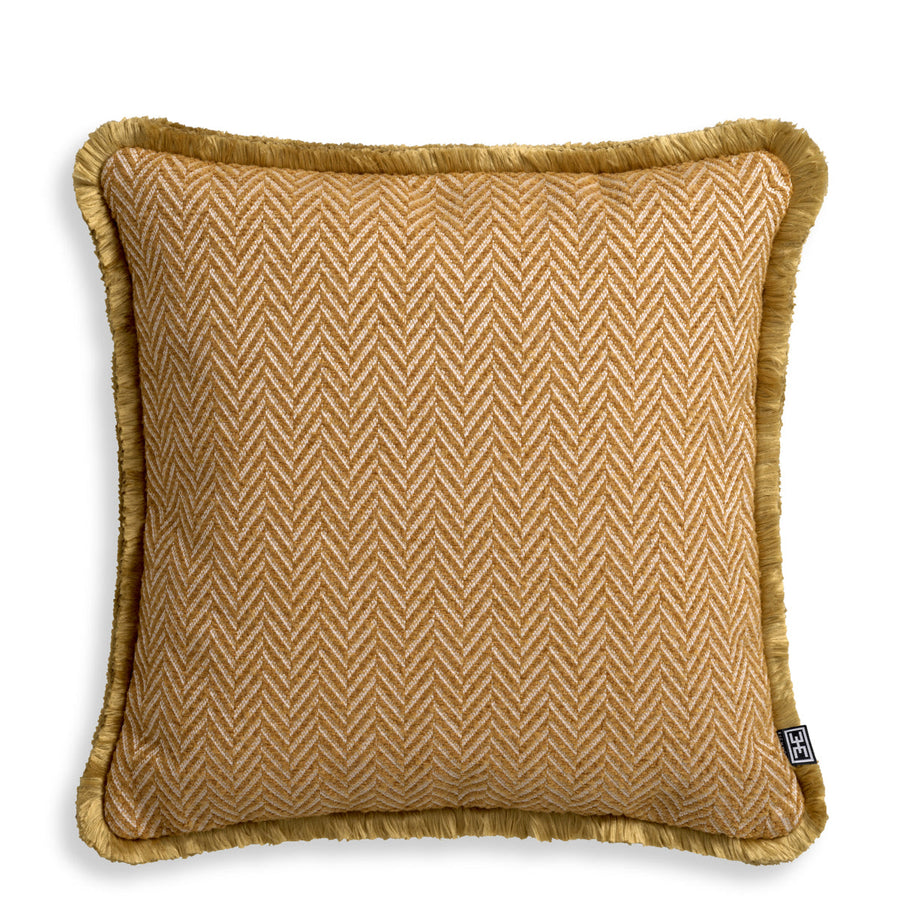 Herringbone Pattern Fringed Cushion S Kauai