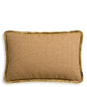 Herringbone Pattern Fringed Pillow Kauai