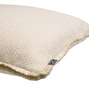 Herringbone Pattern Fringed Pillow Kauai