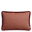 Herringbone Pattern Fringed Pillow Kauai