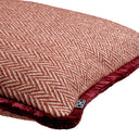 Herringbone Pattern Fringed Pillow Kauai