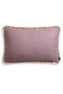 Fringed Modern Lumbar Pillow Cancan