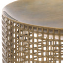 Vintage Brass Latticed Bowl Sterling