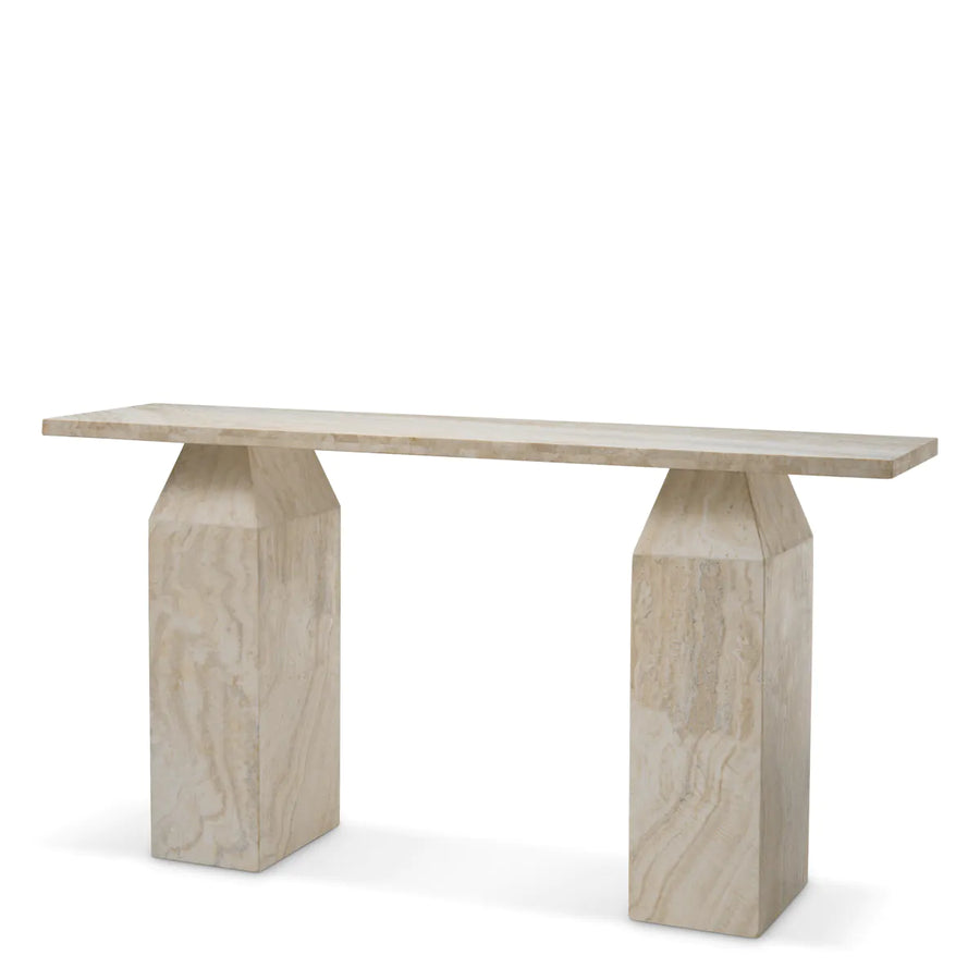 Rectangular Travertine Console Table Tarragona
