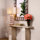 Rectangular Travertine Console Table Tarragona