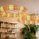 Glass Panels Round Chandelier Ronco