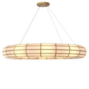 Glass Panels Round Chandelier Ronco