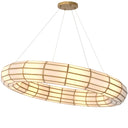 Glass Panels Round Chandelier Ronco