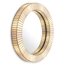 Antique Brass Artisan Mirror Monari