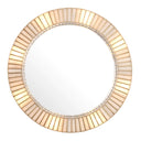 Antique Brass Artisan Mirror Monari