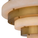 Alabaster Tiered Chandelier Lazzari