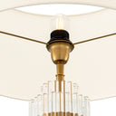 Clear Glass Table Lamp East