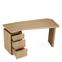 Natural Oak 3-Drawer Desk Sarah