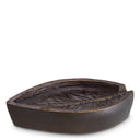 Leaf-Patterned Metal Bowl Rosselli
