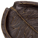Leaf-Patterned Metal Bowl Rosselli