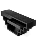 Oak Geometrical Console Table Rialto