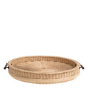 Natural Rattan Round Tray Vimini