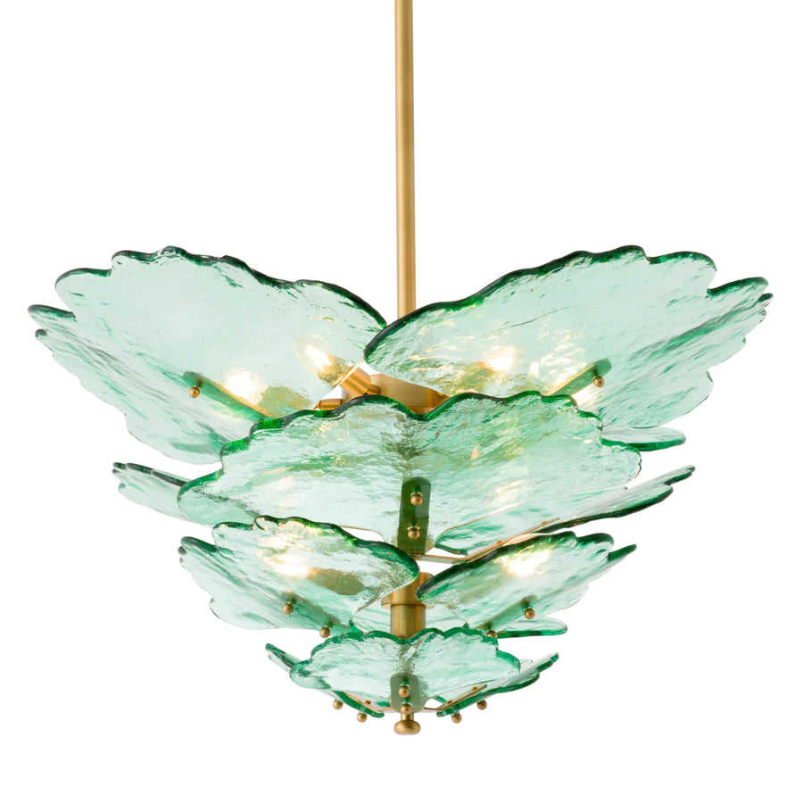 Glass Petals Chandelier Florina