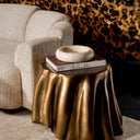 Vintage Brass Side Table Chabot