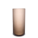 Brown Frosted Glass Vase Haight