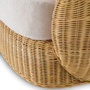 Curved Natural Rattan Chair Rafael