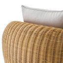 Curved Natural Rattan Chair Rafael