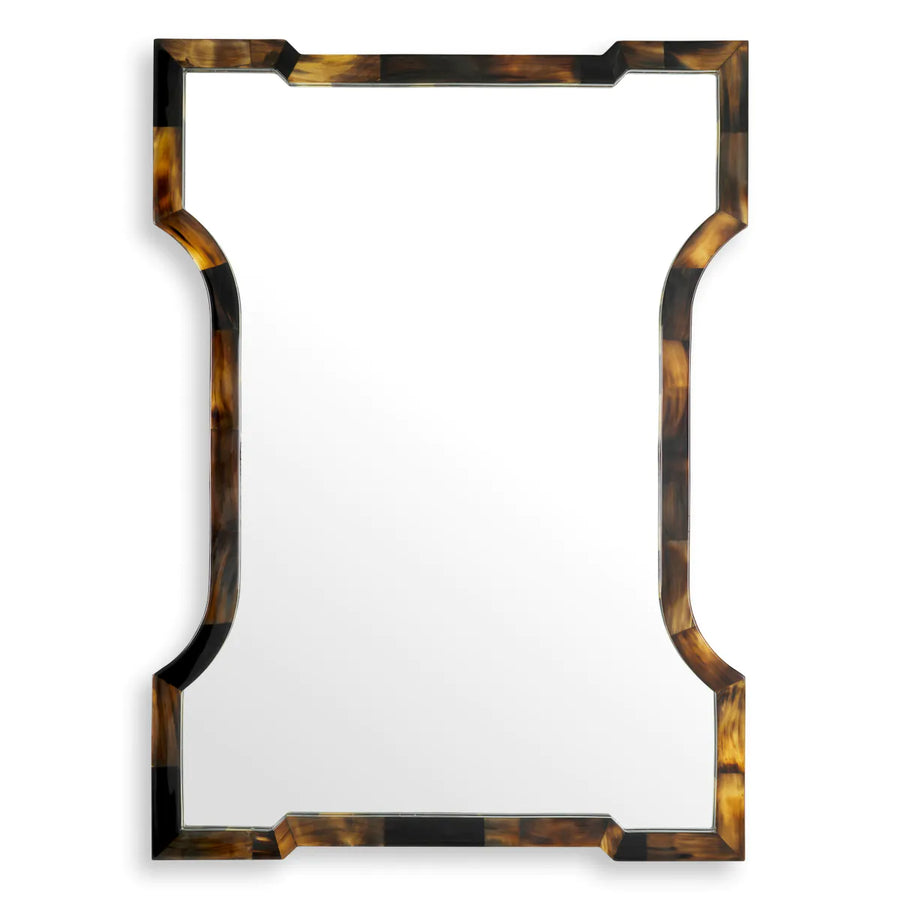 Natural Horn Wall Mirror Scalamanca