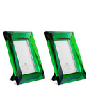Green Crystal Picture Frames (2) Obliquity