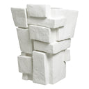 White Fiberglass Planter Santanter
