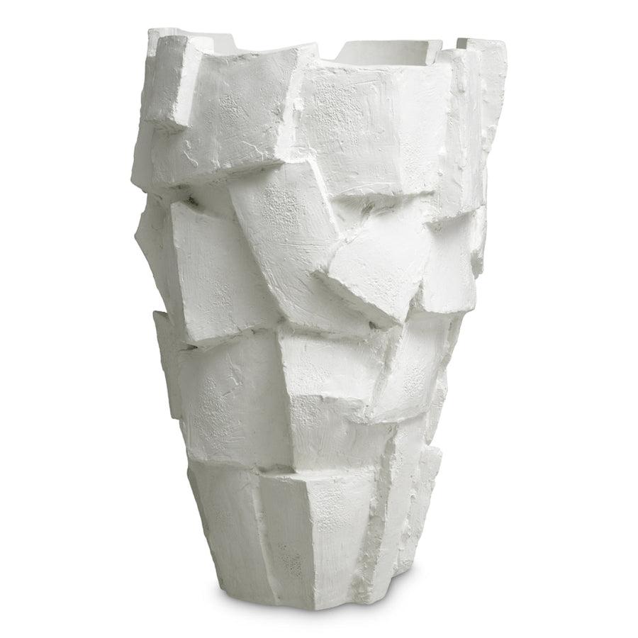 White Fiberglass Planter Sevilla