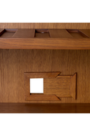 Oak 2-Door Bar Cabinet Borchard