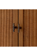 Oak 2-Door Bar Cabinet Borchard