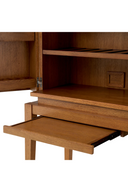 Oak 2-Door Bar Cabinet Borchard
