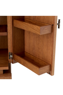 Oak 2-Door Bar Cabinet Borchard