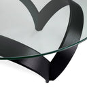 Round Glass Coffee Table Soquel