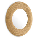Round Handwoven Rattan Mirror Idora