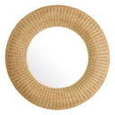 Round Handwoven Rattan Mirror Idora