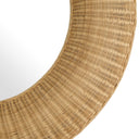 Round Handwoven Rattan Mirror Idora