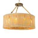 Natural Rattan Chandelier Bernardi