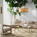 Natural Rattan Chandelier Bernardi
