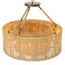 Natural Rattan Chandelier Bernardi