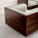 Eucalyptus Veneer Swivel Chair Sebastian